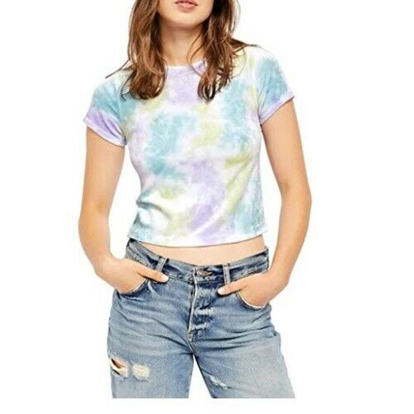 Free People Tops - COPY - Free People Women Short Sleeve Cropped Top…